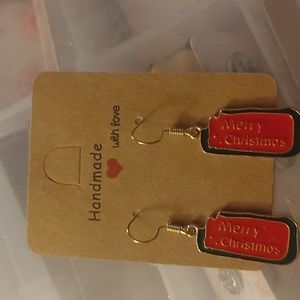 Merry Christmas New Earrings Women Girls Gift Stocking Stuffer NEW